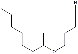 4-(octan-2-yloxy)butanenitrile Struktur