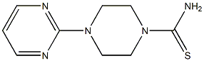 4-(pyrimidin-2-yl)piperazine-1-carbothioamide Struktur