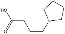 4-(pyrrolidin-1-yl)butanoic acid Struktur