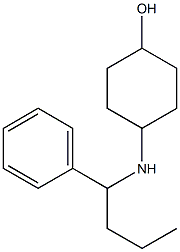 4-[(1-phenylbutyl)amino]cyclohexan-1-ol Struktur