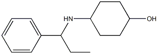 4-[(1-phenylpropyl)amino]cyclohexan-1-ol Struktur