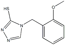 4-[(2-methoxyphenyl)methyl]-4H-1,2,4-triazole-3-thiol Struktur