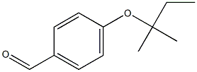 4-[(2-methylbutan-2-yl)oxy]benzaldehyde Struktur