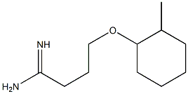 4-[(2-methylcyclohexyl)oxy]butanimidamide Struktur