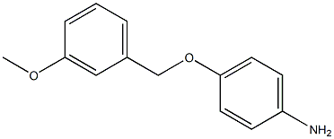 4-[(3-methoxyphenyl)methoxy]aniline Struktur