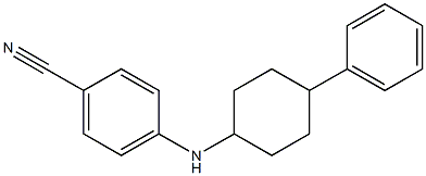 4-[(4-phenylcyclohexyl)amino]benzonitrile Struktur