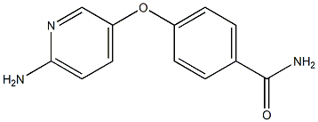 4-[(6-aminopyridin-3-yl)oxy]benzamide Struktur