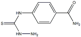 4-[(aminocarbamothioyl)amino]benzamide Struktur