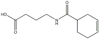 4-[(cyclohex-3-en-1-ylcarbonyl)amino]butanoic acid Struktur