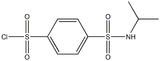 4-[(isopropylamino)sulfonyl]benzenesulfonyl chloride Struktur