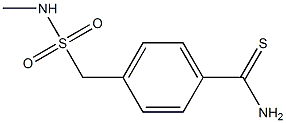 4-[(methylsulfamoyl)methyl]benzene-1-carbothioamide Struktur