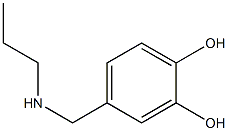 4-[(propylamino)methyl]benzene-1,2-diol Struktur