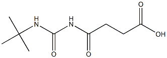 4-[(tert-butylcarbamoyl)amino]-4-oxobutanoic acid Struktur