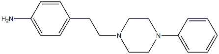 4-[2-(4-phenylpiperazin-1-yl)ethyl]aniline Struktur