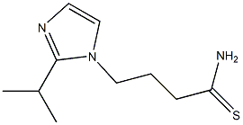 4-[2-(propan-2-yl)-1H-imidazol-1-yl]butanethioamide Struktur