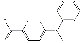 4-[methyl(phenyl)amino]benzoic acid Struktur