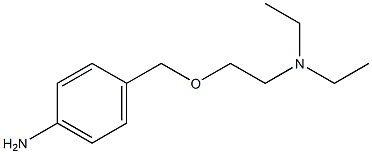 4-{[2-(diethylamino)ethoxy]methyl}aniline Struktur