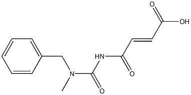 4-{[benzyl(methyl)carbamoyl]amino}-4-oxobut-2-enoic acid Struktur