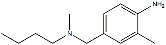 4-{[butyl(methyl)amino]methyl}-2-methylaniline Struktur