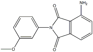 4-amino-2-(3-methoxyphenyl)-2,3-dihydro-1H-isoindole-1,3-dione Struktur