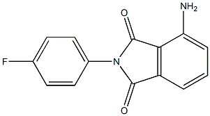 4-amino-2-(4-fluorophenyl)-2,3-dihydro-1H-isoindole-1,3-dione Struktur