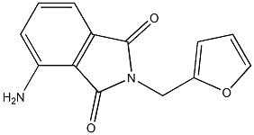 4-amino-2-(furan-2-ylmethyl)-2,3-dihydro-1H-isoindole-1,3-dione Struktur