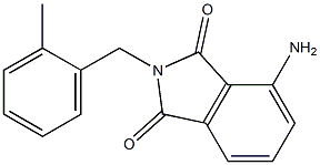 4-amino-2-[(2-methylphenyl)methyl]-2,3-dihydro-1H-isoindole-1,3-dione Struktur