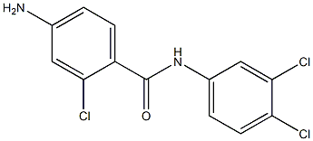 4-amino-2-chloro-N-(3,4-dichlorophenyl)benzamide Struktur