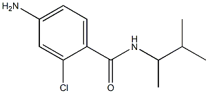 4-amino-2-chloro-N-(3-methylbutan-2-yl)benzamide Struktur