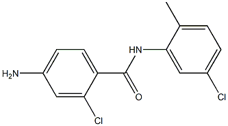 4-amino-2-chloro-N-(5-chloro-2-methylphenyl)benzamide Struktur