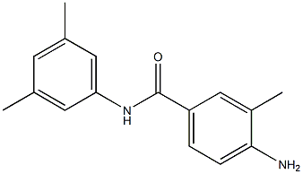 4-amino-N-(3,5-dimethylphenyl)-3-methylbenzamide Struktur