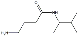 4-amino-N-(3-methylbutan-2-yl)butanamide Struktur