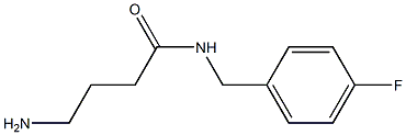 4-amino-N-(4-fluorobenzyl)butanamide Struktur