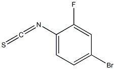 4-bromo-2-fluoro-1-isothiocyanatobenzene Struktur