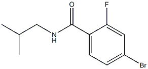 4-bromo-2-fluoro-N-isobutylbenzamide Struktur