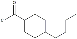 4-butylcyclohexane-1-carbonyl chloride Struktur