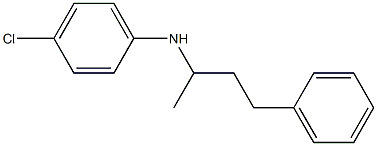 4-chloro-N-(4-phenylbutan-2-yl)aniline Struktur