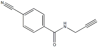 4-cyano-N-prop-2-ynylbenzamide Struktur