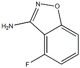 4-fluoro-1,2-benzoxazol-3-amine Struktur