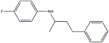 4-fluoro-N-(4-phenylbutan-2-yl)aniline Struktur