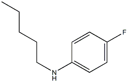 4-fluoro-N-pentylaniline Struktur