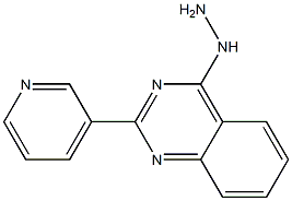 4-hydrazino-2-pyridin-3-ylquinazoline Struktur