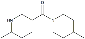 4-methyl-1-[(6-methylpiperidin-3-yl)carbonyl]piperidine Struktur