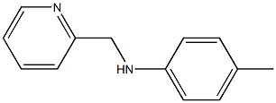 4-methyl-N-(pyridin-2-ylmethyl)aniline Struktur