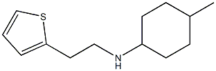 4-methyl-N-[2-(thiophen-2-yl)ethyl]cyclohexan-1-amine Struktur