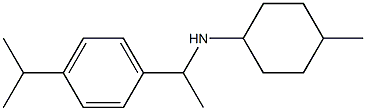 4-methyl-N-{1-[4-(propan-2-yl)phenyl]ethyl}cyclohexan-1-amine Struktur