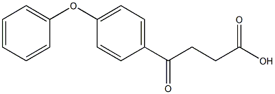 4-oxo-4-(4-phenoxyphenyl)butanoic acid Struktur