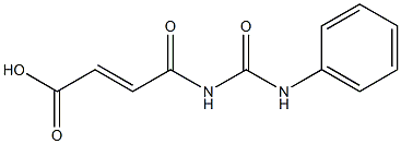 4-oxo-4-[(phenylcarbamoyl)amino]but-2-enoic acid Struktur