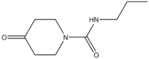 4-oxo-N-propylpiperidine-1-carboxamide Struktur