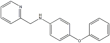 4-phenoxy-N-(pyridin-2-ylmethyl)aniline Struktur